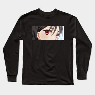 Pair of Sad And Red Anime Eyes Long Sleeve T-Shirt